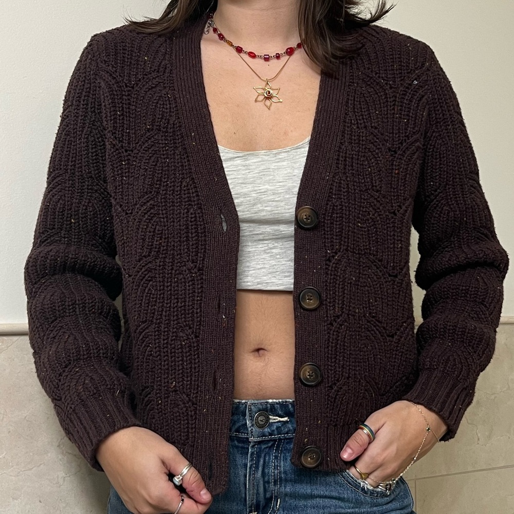Old Navy Brown Women's Cardigan Sweater